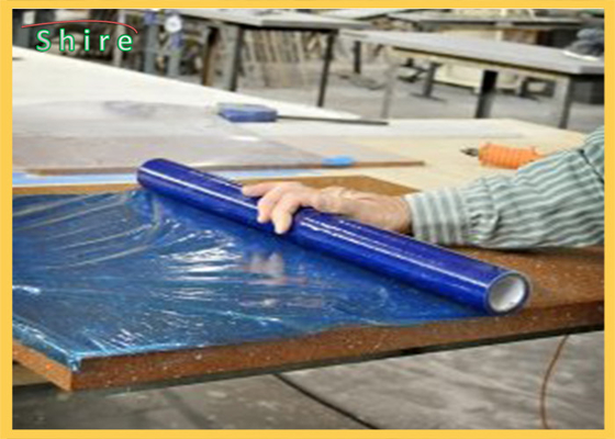 Reverse Wound Temporary Surface Protective Film Door / Floor / Carpet Surface Protect