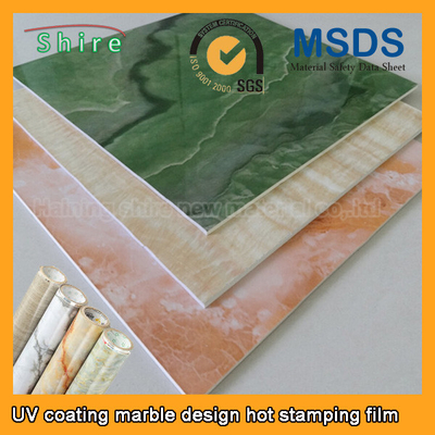 Realistic Wood Grain Laminate Film , Heat Transfer Printing Film For Plastic Products