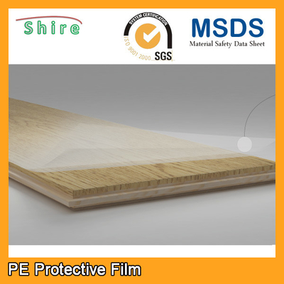 Heavy Duty Hard Floor Protection Film Roll 25M X 500MM Easy Peel Off