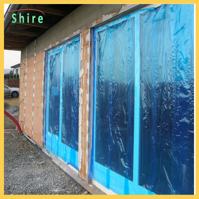 Blue Color Temporary Window Film Rolls Temporary Protection Window Films