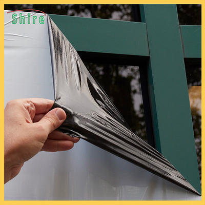 Printable Black & White Temporary Aluminum Window Frame Protection Tapes PE Protection Tape