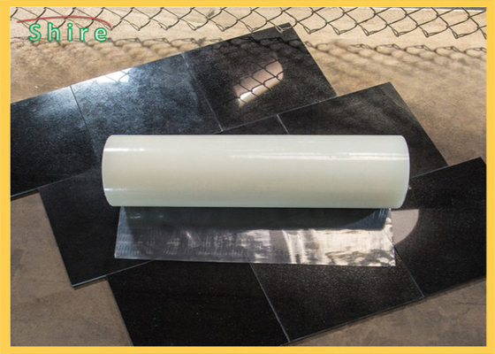 Custom Viscosity PE Furniture Protective Film , Marble Protection PE Film Roll