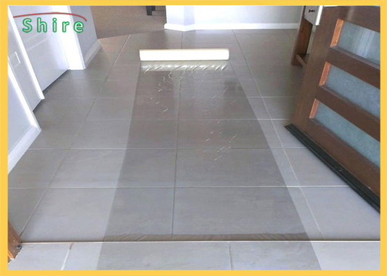 Clear Transparent Temporary Carpet Floor Protection Film Stain - Resistant