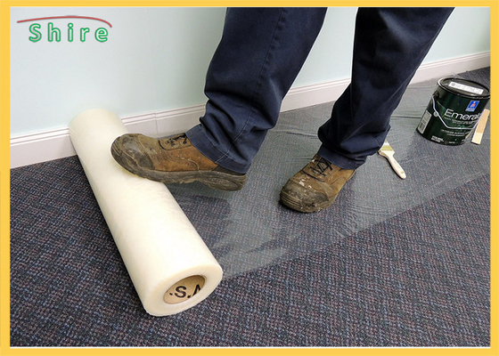 Temporary Adhesive Carpet Protection Film 25-150 Mirons Carpet Protector Roll