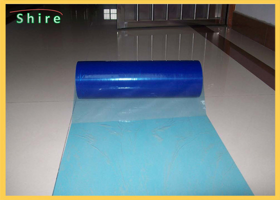 Printable Plastic Floor Protection Film For Hard Surface Protection PE Adhesive