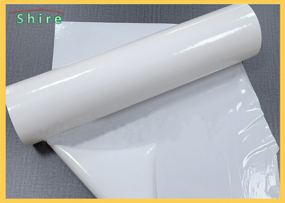 130 Microns Mirror Safety Backing Film For Mirror Backing Protect , Milk White Protective Film