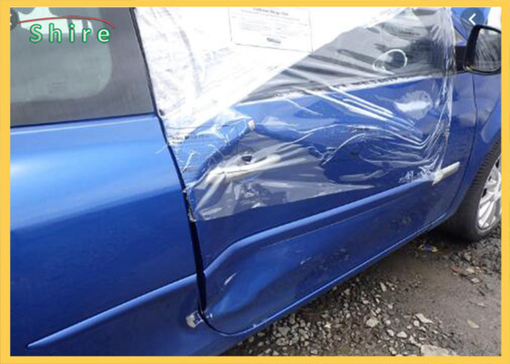 PE Self Adhering Weather Barrier Collision Wrap Film For Damaged Vehicles