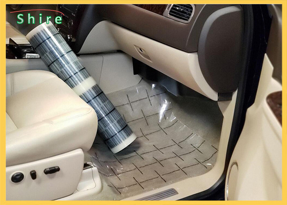 Auto Car Carpet Floor Protective Film 24 Inch X200 Inch 3 MIL Easy Installation