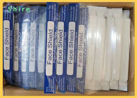 Transparent Disposable Plastic PET Film Application Protective Face Shield