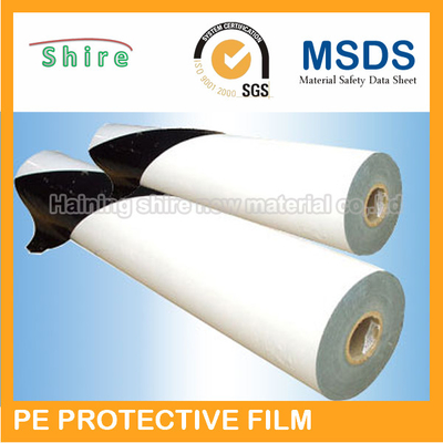 White Scratch Protection Film For Doors , Recycable Protective Adhesive Film Tape