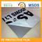 Solvent Based  PE Protective Film polyethylene roll with Medium Adhesive