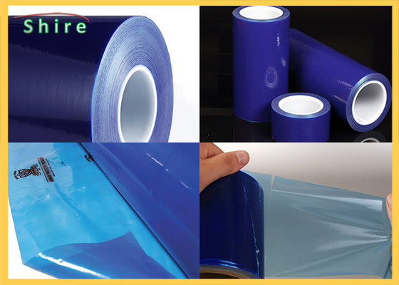 Printable Blue Window Glass Surface Protective Film Anti Scratch Transparent Glass Cover
