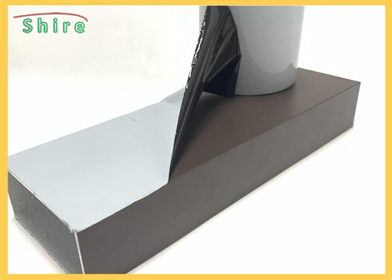 Black White Aluminum Composite Panel SGS 70 Micron Metal Protective Film