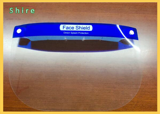 Anti Fog PET Film Application Disposable Clear Face Shield Protective