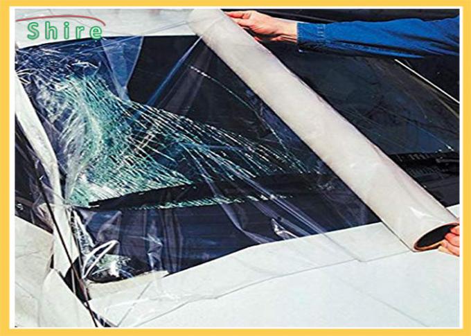 High Glossy Clear Car Collision Wrap Film Car Body Wrap PE Material